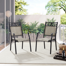 Powder Coated Aluminum Outdoor Stacking Dining Armchair