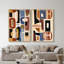 Oliver Gal Rhythmic Colorscape Set Abstract - Heavy Gel Top Coat Framed Canvas Art-314517242-314517245