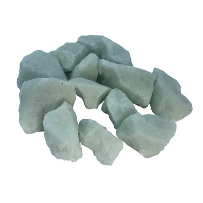  15-25mm Glow In The Dark Landscape Glass In Ocean Blue