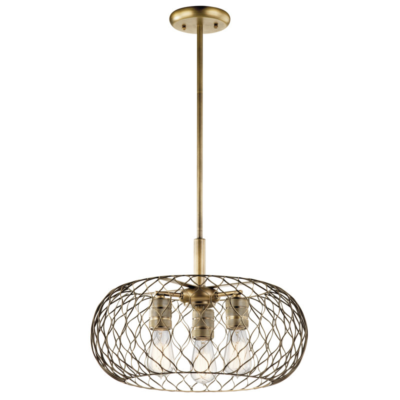 Lustre tambour 3 lumières Devin