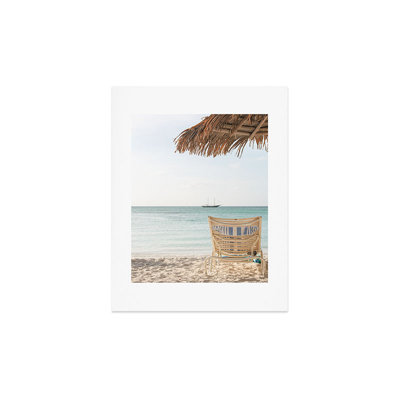 Henrike Schenk - photographie de voyage, vacances d'été, plage, photo, île d'Aruba, vue sur l'océan - non encadrée