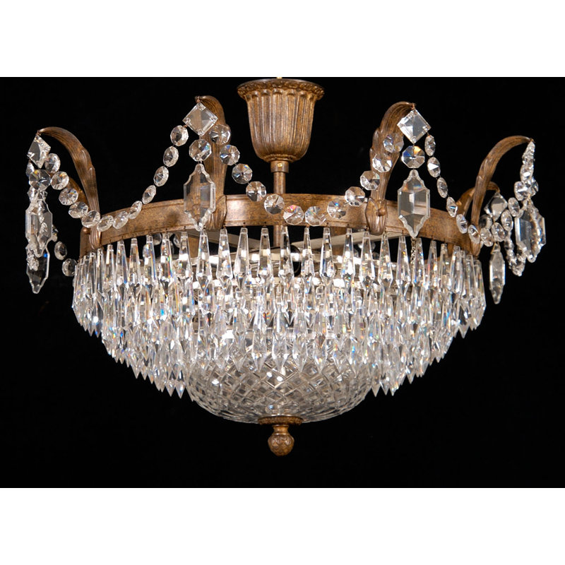 Cowie Glass Semi Flush Mount