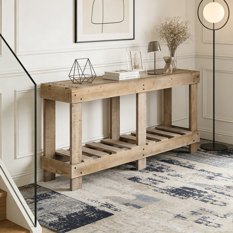 Table d'entrée 62,9 "Vintage, Naturel