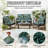 Patio Stretch Cushion Covers, Washable Elastic Bottom Outdoor Couch Slipcovers, Replacement Furniture Protector for Sofa Chair Seat-1554234770-1554234773