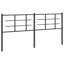 Vidaxl Metal Replace Headboard Black 75 Cm-124390501