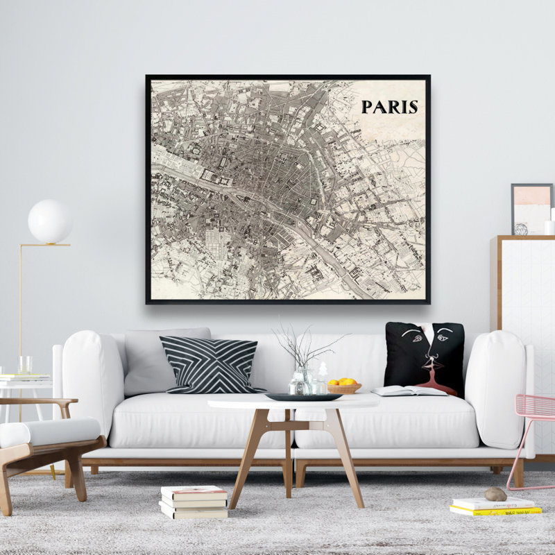 Paris 1 Print On Canvas
