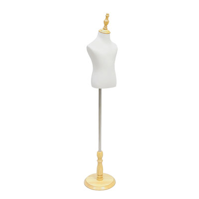 FixtureDisplays Infant Mannequin Display 2T-4T Bust 19" Waist 19" Hip 21" Torso Height 18"