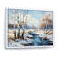 Birch Woods Winter Whispers IV - arbre, art mural Birch-349454646-349454638