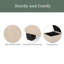 Repose-pieds rembourré avec rangement en tissu-69023941