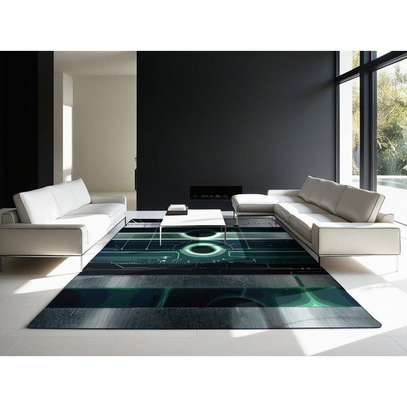 Gravity Shift Rug, Round 7'