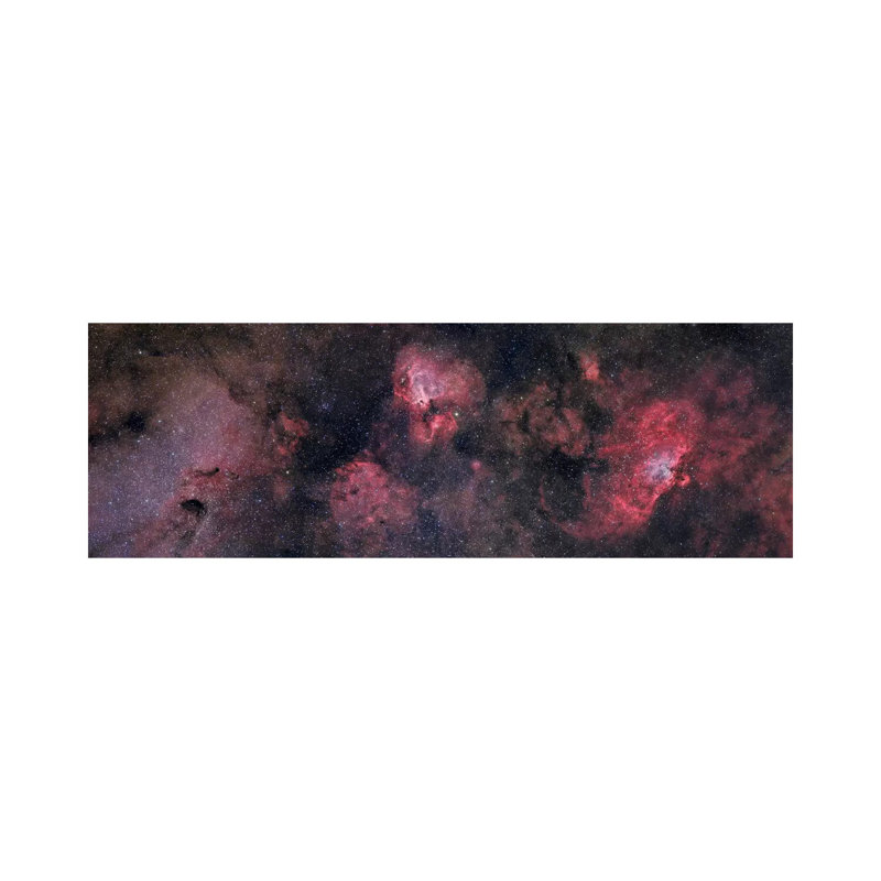 Panorama Near The Sagittarius Region Of Our Milky Way Galaxy by John Davis - Wrapped Canvas Panoramic Print