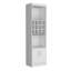 Grande armoire à 5 niveaux avec porte-verres, porte-verres et 12 casiers à bouteilles pour un rangement et une présentation efficaces-215801028
