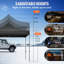 10 Ft. W x 10 Ft. D Metal Party Tent Canopy-1006917738