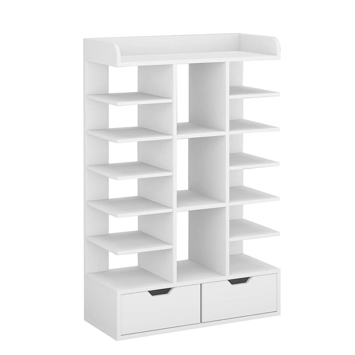 Grid 15 Pair Shoe Rack