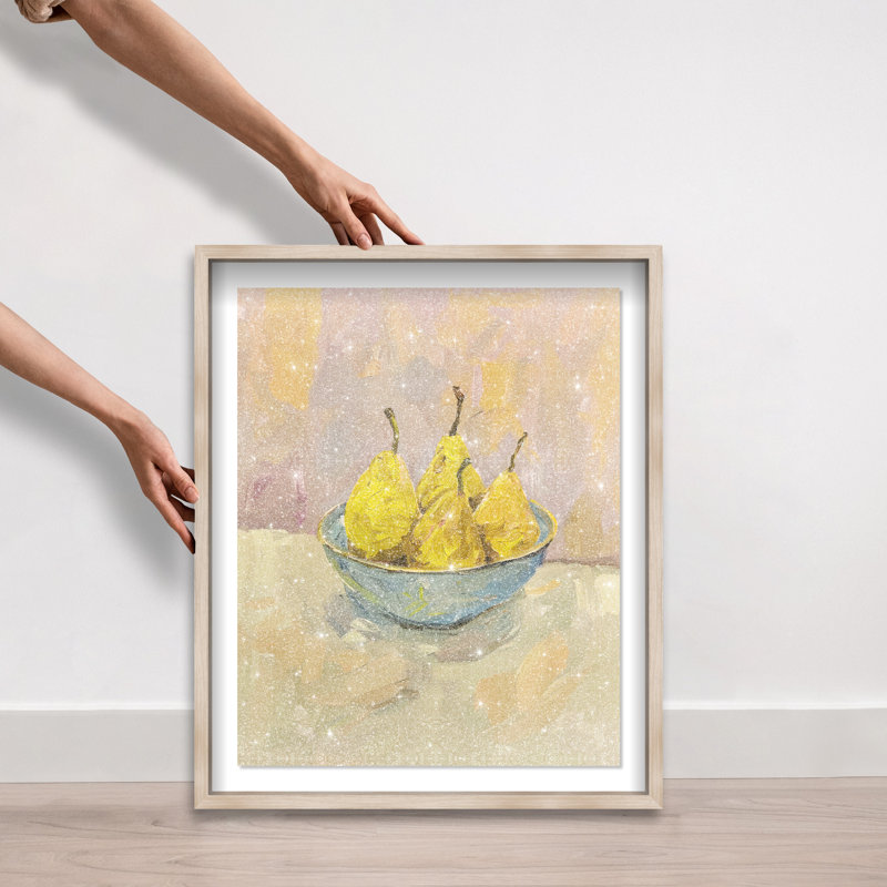 Guava Sunshine Bounty Shadowbox Food & Beverages Print by Oliver Gal, Black Frame, 16 x 20, 31.5"H x 25.5"W