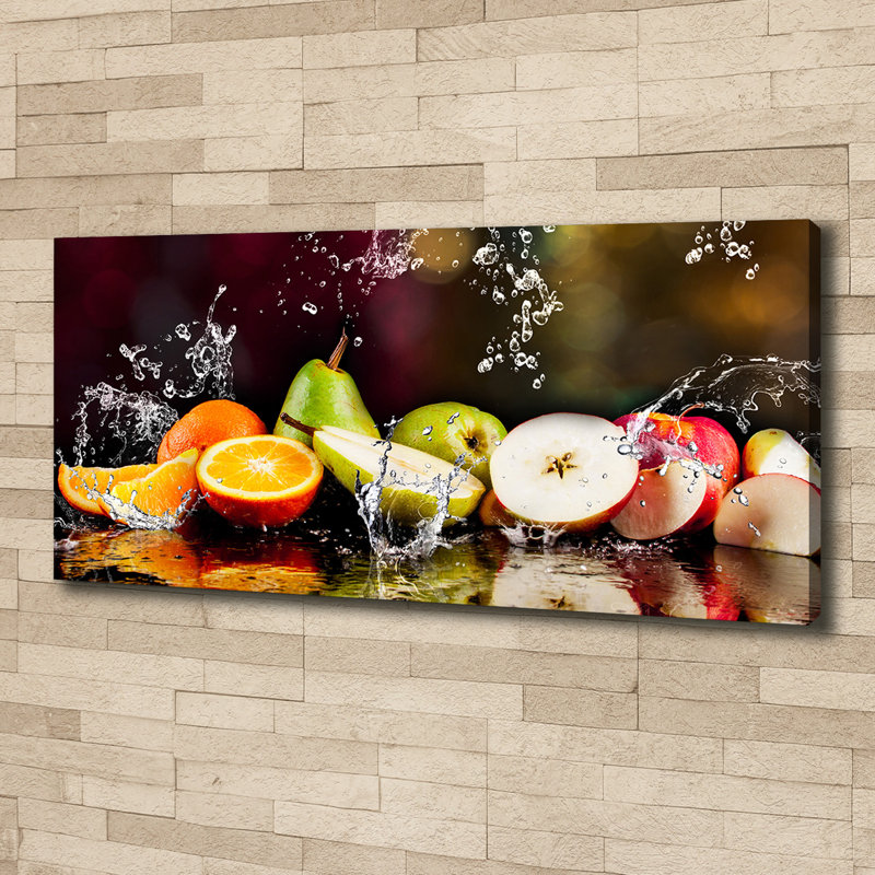 Fruit And Water - Wrapped Canvas Print