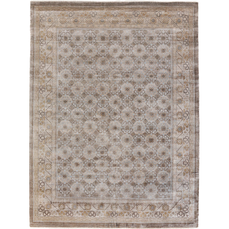 Fine Khotan Oriental Area Rug, Rectangle 12' x 15'