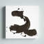 «Ink Drops II» par Chris Paschke, reproduction d'art sur toile tendue-1203128624