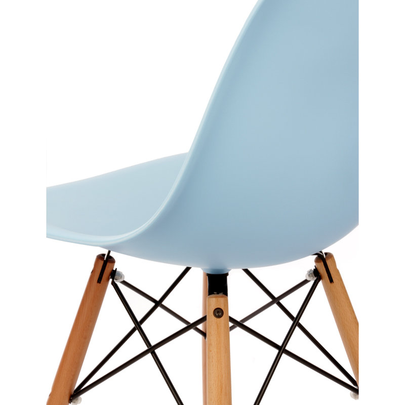 17.5'' H Side Chair, Light Blue
