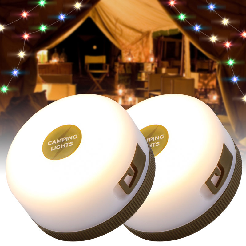 JHY DESIGN Portable LED Camping Lanterns with Light String 1500mAh Battery