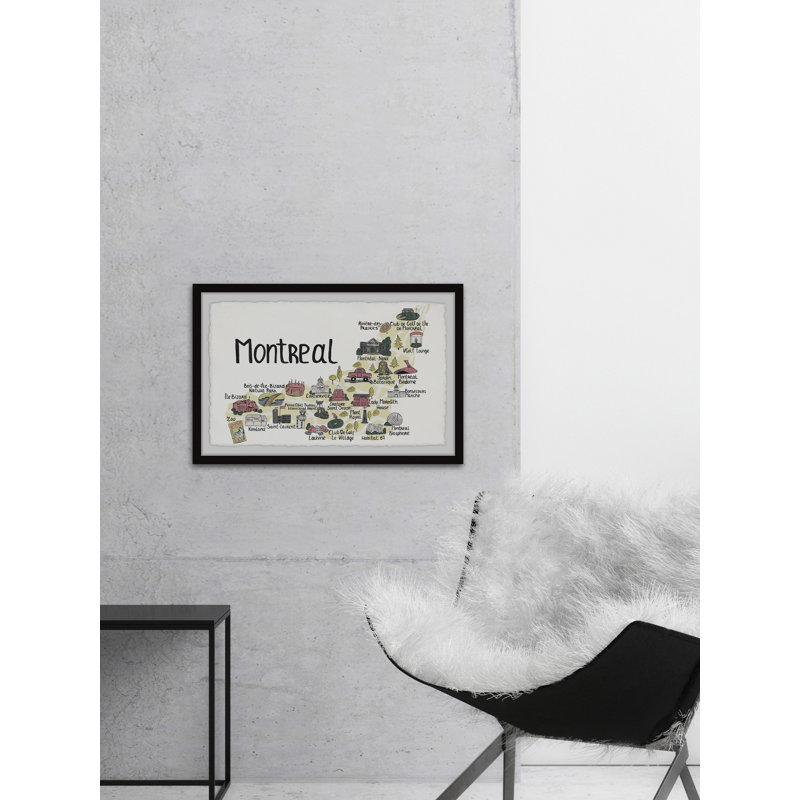 «Montreal Memories», reproduction encadrée, H 8 po x l 12 po x P 1,5 po