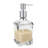 Oggi 10 oz Square Soap Dispenser - Satin Silver Pump