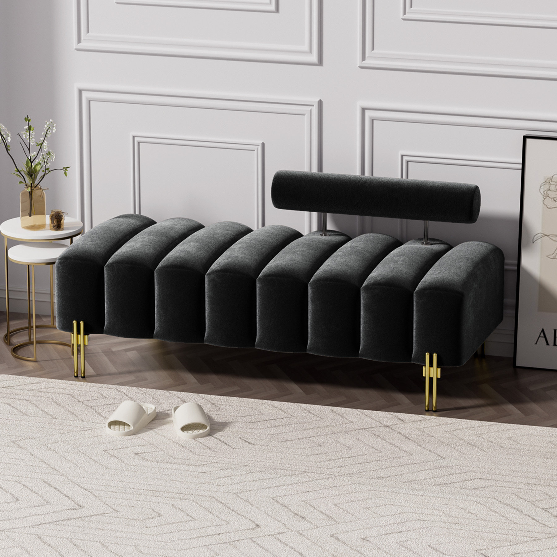 Mercer41 Ylario Upholstered Bench & Reviews Wayfair Canada