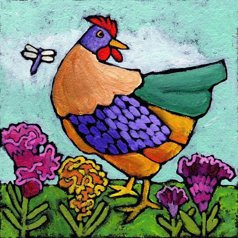 Janet Nelson - Wrapped Canvas Painting, 81cm H x 81cm W x 3.81cm D