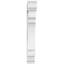 Support standard en PVC de qualité architecturale avec extrémités traditionnelles de l 3 po x P 20 po x H 26 po-33859972