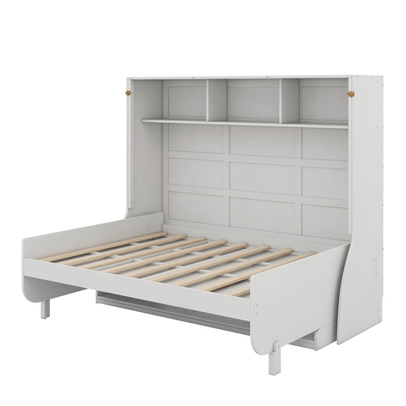 Full Size Murphy Bed With Desk