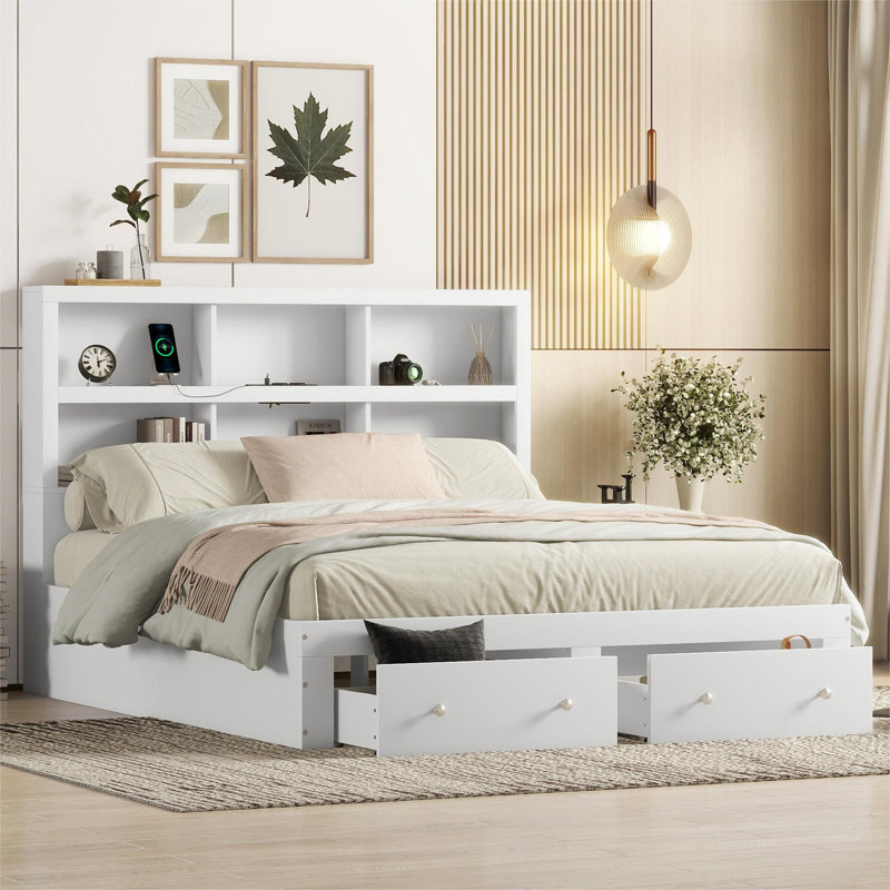 Tuzluca EU Kingsize - 160 X 200 Cm Bed, White