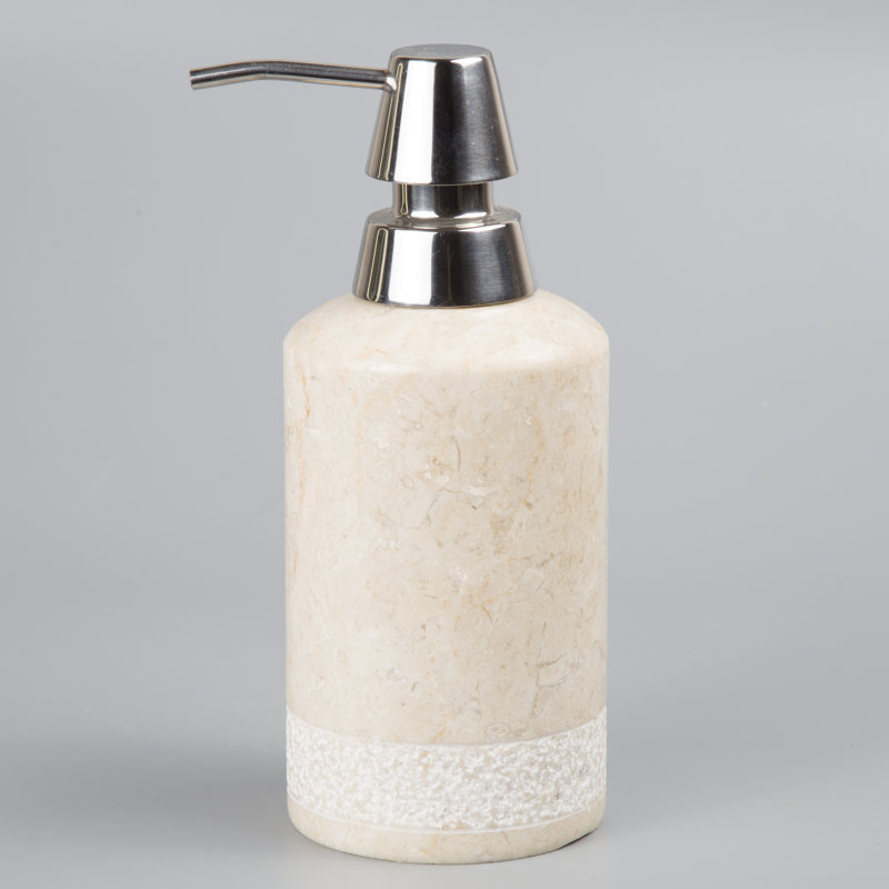 Distributeur de savon liquide en marbre naturel Demosthon