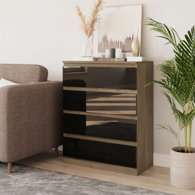 Prannav Solid Wood 70cm W 4 - Drawer Chest of Drawers