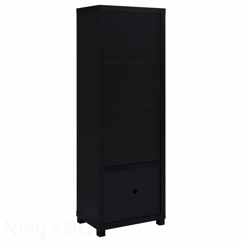 3-Shelf Engineered Wood Media Tower