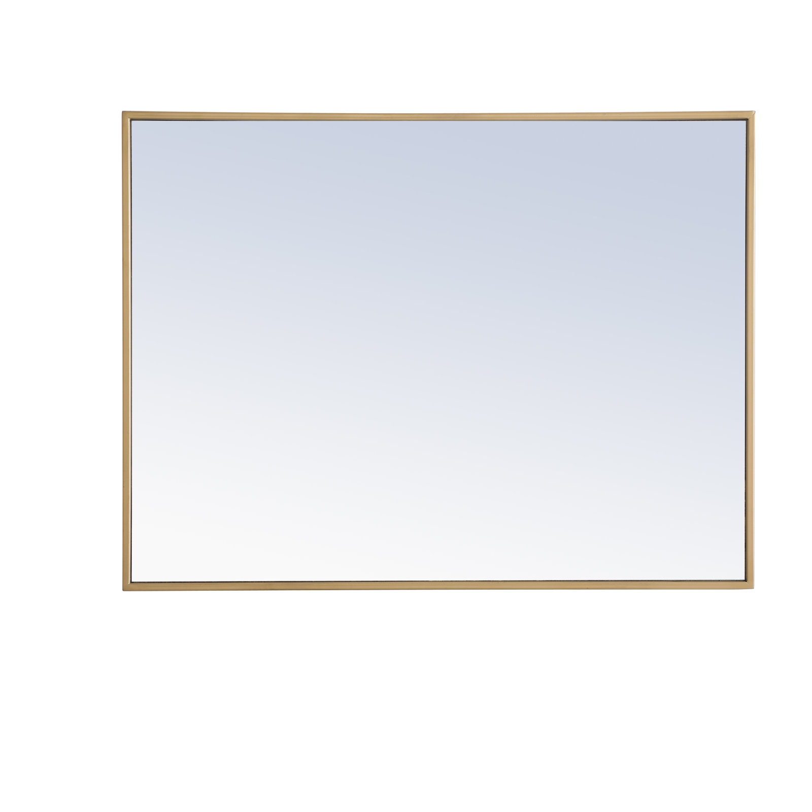 Sabine 36" Accent Mirror, 40" x 24", Brass