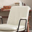 Fauteuil pivotant en similicuir et brun de 23 po-1054462476