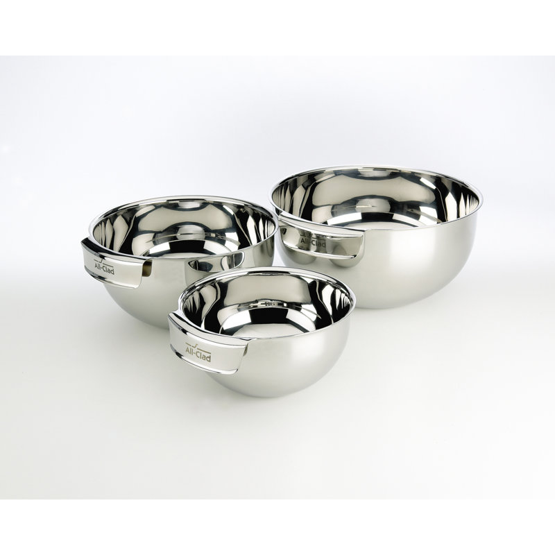 Ensemble de bol à mélanger 3 pièces all-plaqué Kitchen Accessories
