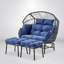 Balancelle double avec repose-pieds Corenda-1843724770-1843724769