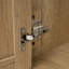 Meuble-lavabo à double cuve 60 pouces de ton bois - lavabo SMC, grand rangement, portes et plateaux à fermeture en douceur-1849981383