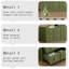 Meuble télé moderne en bois manufacturé vert-1064486258