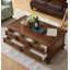 Table basse rustique en bois massif rétro-110942219