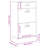 Corrigan Studio® Shoe Cabinet VIKEN White Engineered Wood