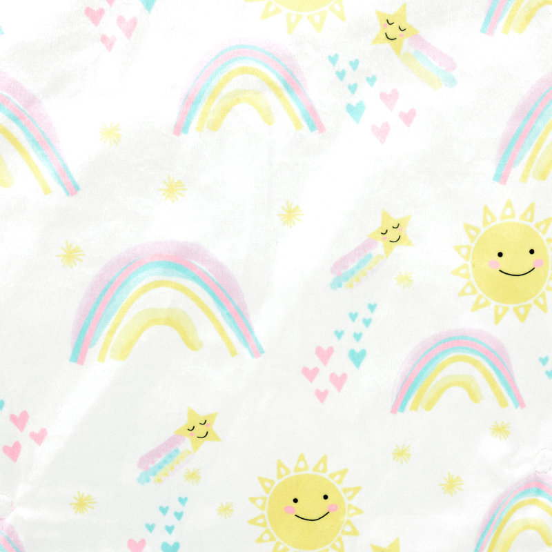 Couverture sherpa arc-en-ciel Sunshine, L 40 po x L 30 po