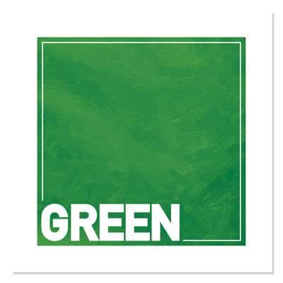 Impression sur papier roulé «vert»