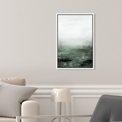 «Abstract Sail to the Moon Hunter Green», reproduction d'art