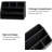 PU Leather Desk Organizer, Luxury Remote Control Holder for Home