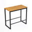 Rectangular Dining Table with Steel Base-71129581-71129582