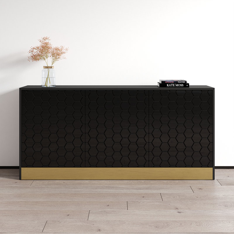 Table buffet Trumbauer, Noir