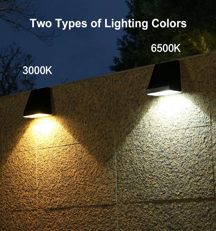 Radar-Sensor Solar Wall Lights, Dual Color Temperature Options (Set of 2)