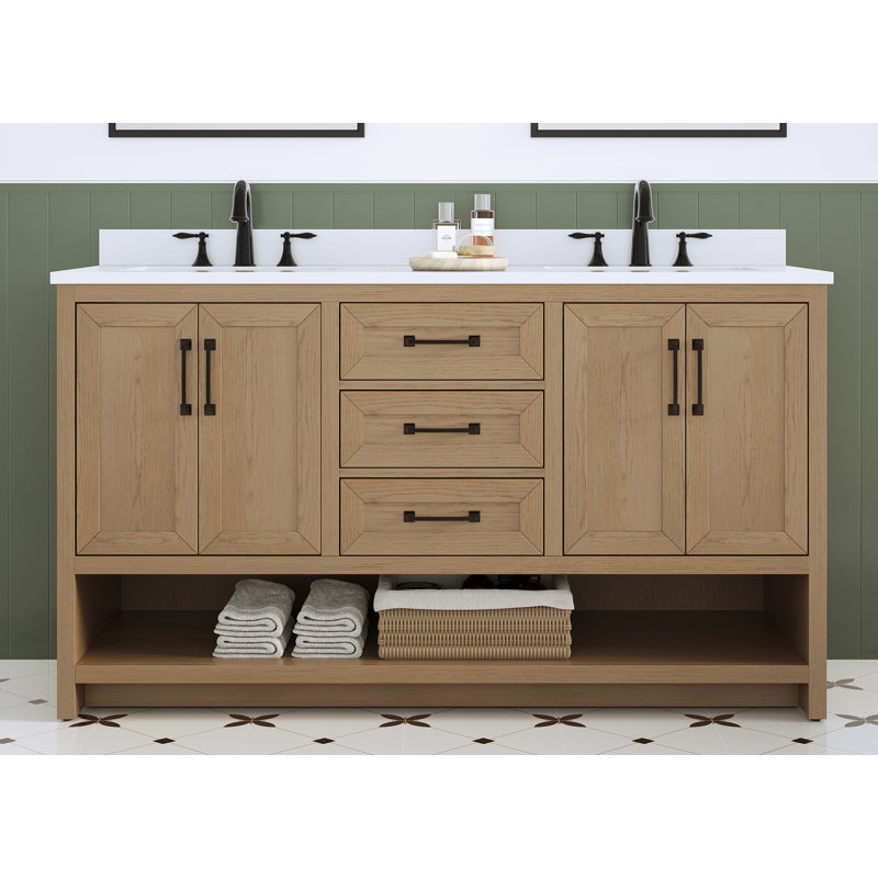 Meuble-lavabo double 60 po Maxbano